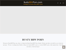 Tablet Screenshot of bustybbwporn.com